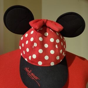 Disney Red and White Polka Dot Cap